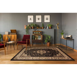Dywan ROYAL AGY wzór 0521 czarny 150x300cm Dywan ROYAL AGY wzór 0521 czarny 150x300cm