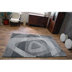 Dywan SHADOW 8594 black / light grey 80x150cm Dywan SHADOW 8594 black / light grey 80x150cm