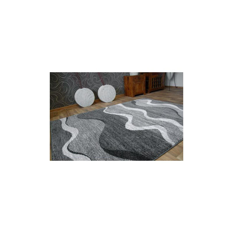 Dywan SHADOW 8649 black / light grey 140x190cm Dywan SHADOW 8649 black / light grey 140x190cm