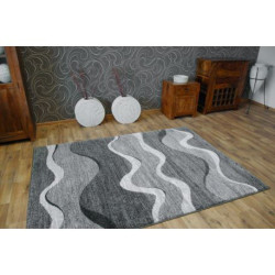 Dywan SHADOW 8649 black / light grey 80x150cm