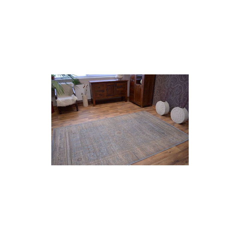 Dywan heat-set Jasmin 8580 niebieski 240x350cm Dywan heat-set Jasmin 8580 niebieski 240x350cm