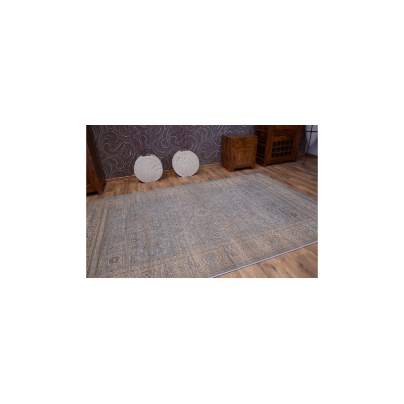 Dywan heat-set Jasmin 8580 niebieski 240x350cm Dywan heat-set Jasmin 8580 niebieski 240x350cm