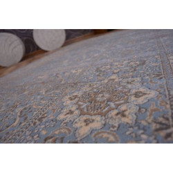 Dywan heat-set Jasmin 8580 niebieski 240x350cm Dywan heat-set Jasmin 8580 niebieski 240x350cm