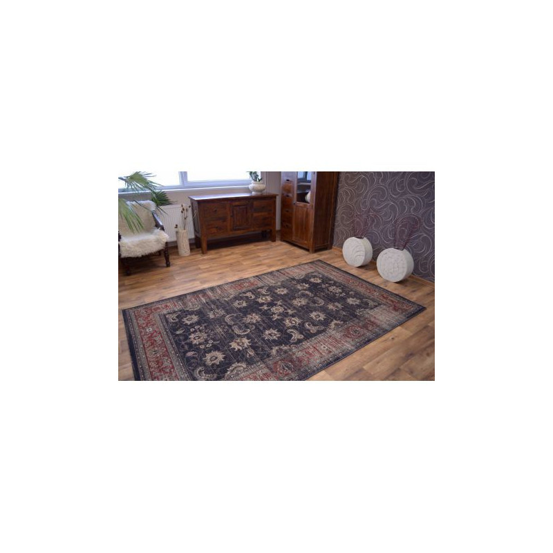 Dywan heat-set Jasmin 8628 czarny 180x270cm
