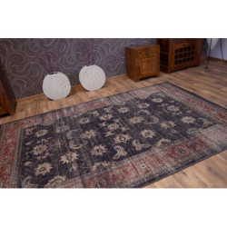 Dywan heat-set Jasmin 8628 czarny 180x270cm