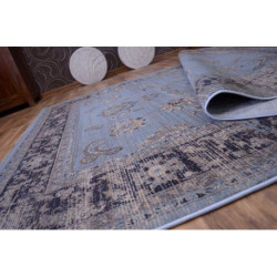 Dywan heat-set Jasmin 8628 niebieski 120x170cm