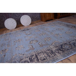 Dywan heat-set Jasmin 8628 niebieski 120x170cm