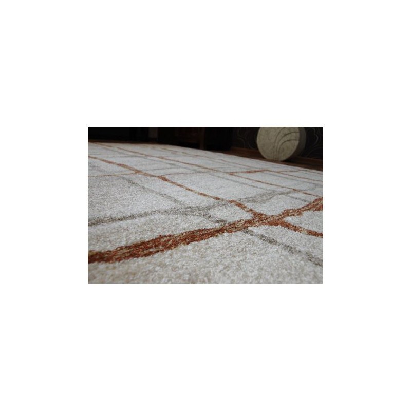 Dywan SHADOW 9359 cream / rust 200x290cm Dywan SHADOW 9359 cream / rust 200x290cm