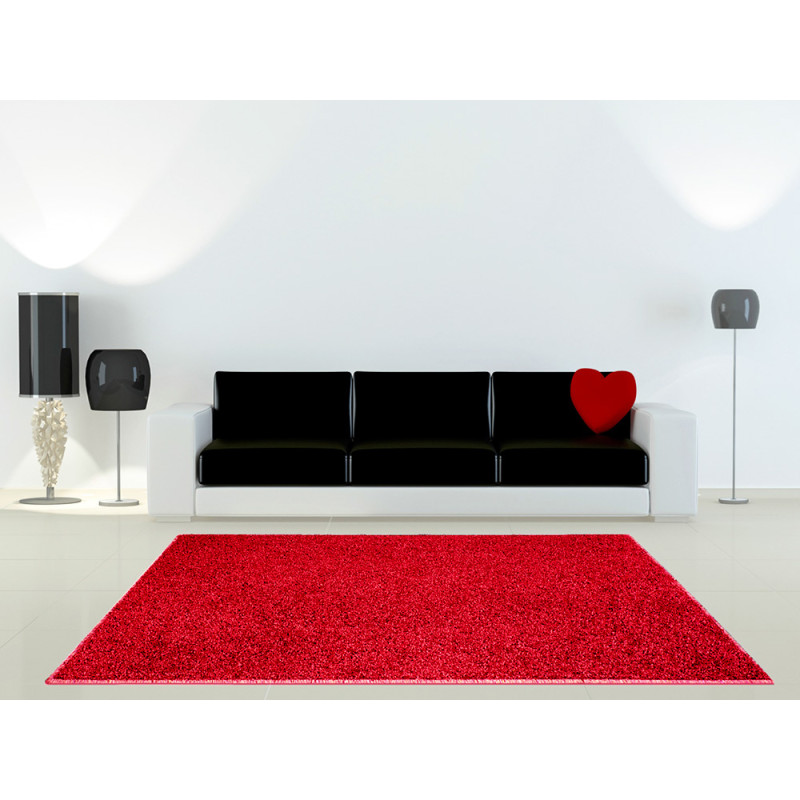DYWAN SHAGGY Intens Muse 120 CZERWONY RED MIĘKKI DO SALONU 40x60