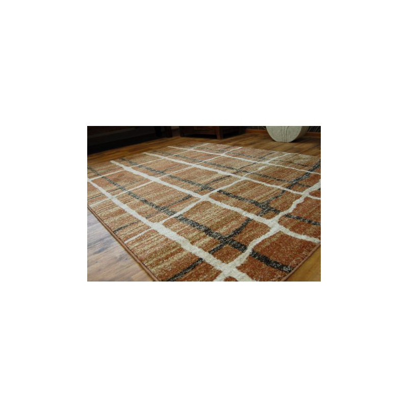 Dywan SHADOW 9359 rust / cream 180x270cm