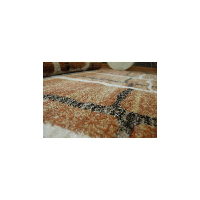 Dywan SHADOW 9359 rust / cream 100x200cm Dywan SHADOW 9359 rust / cream 100x200cm