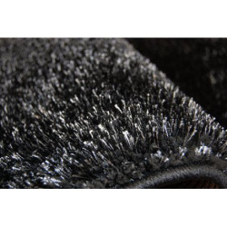 Dywan SHAGGY VERONA black/silver 80x150cm