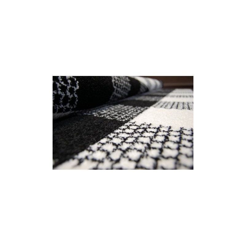 Dywan SKETCH - F759 krem/czarny - Kratka 160x220cm Dywan SKETCH - F759 krem/czarny - Kratka 160x220cm