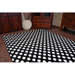 Dywan SKETCH - F764 czarny/kremowy - Kropki 180x270cm Dywan SKETCH - F764 czarny/kremowy - Kropki 180x270cm