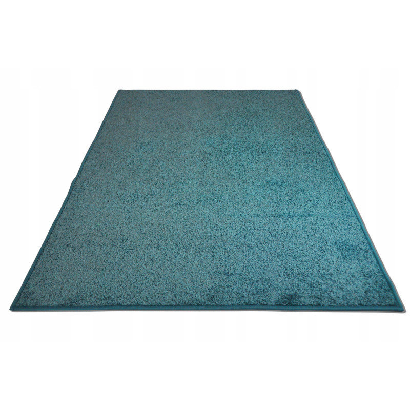 DYWAN SHAGGY KOŁO Intens Muse 73 TURKUS OBSZYTY MIĘKKI DO SALONU 240x240cm