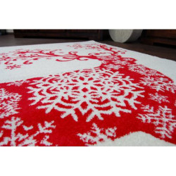 Dywan XMAS - F788 krem/czerwony 133x190cm Dywan XMAS - F788 krem/czerwony 133x190cm
