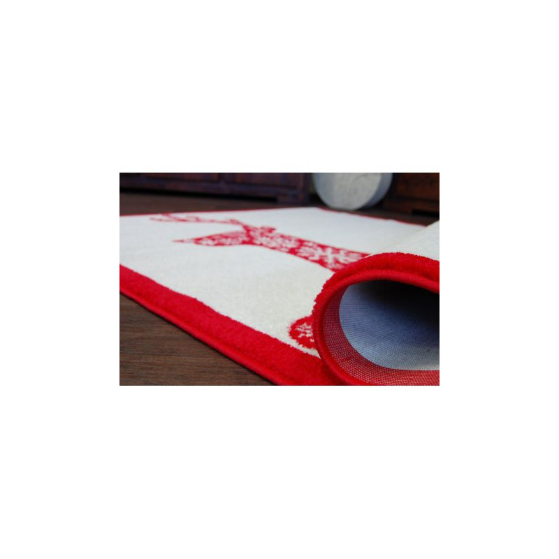 Dywan XMAS - F790 krem/czerwony 133x190cm Dywan XMAS - F790 krem/czerwony 133x190cm