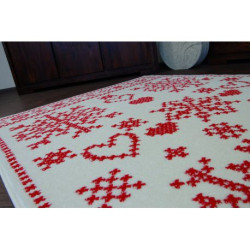 Dywan XMAS - F791 krem/czerwony 100x170cm Dywan XMAS - F791 krem/czerwony 100x170cm