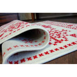 Dywan XMAS - F791 krem/czerwony 100x170cm Dywan XMAS - F791 krem/czerwony 100x170cm