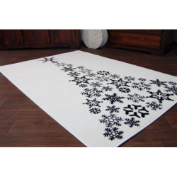 Dywan XMAS - F792 krem/czarny 100x170cm