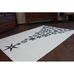Dywan XMAS - F792 krem/czarny 100x170cm