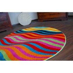 Dywan PAINT koło - 1562 blue koło 80cm