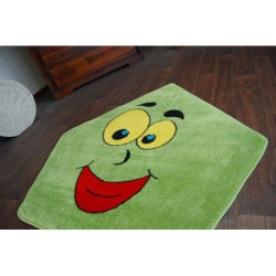 Dywan PAINT pięciokąt - 1553 green koło 120cm