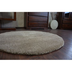 Dywan koło SHAGGY MICRO c.beż koło 100cm