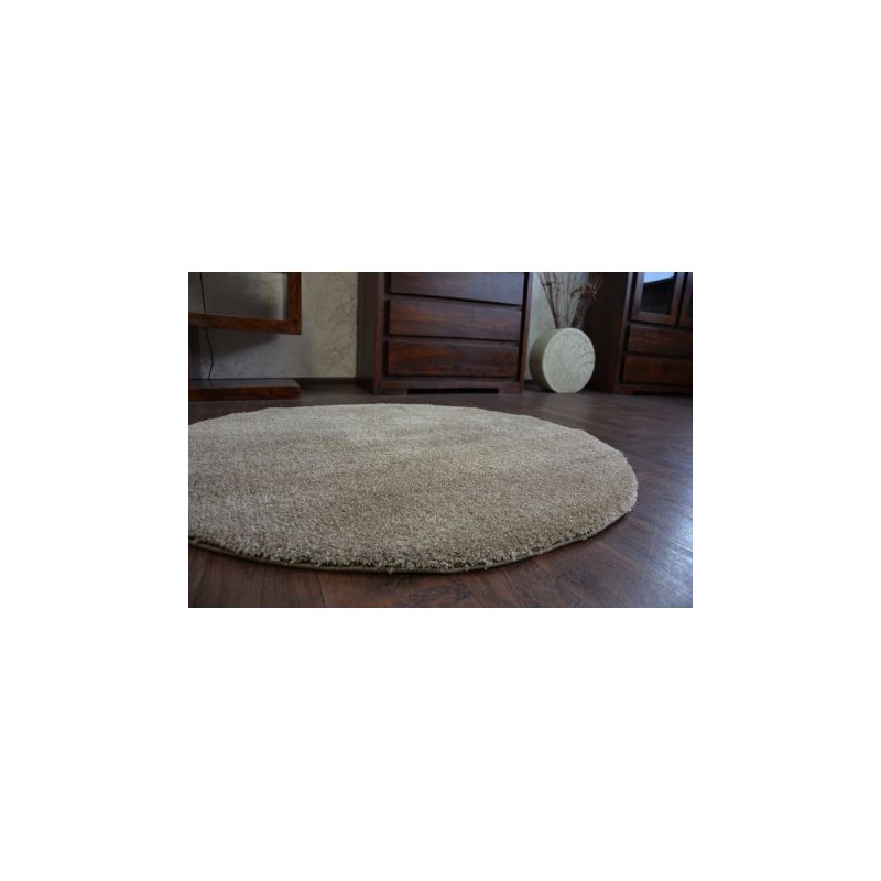 Dywan koło SHAGGY MICRO c.beż koło 100cm