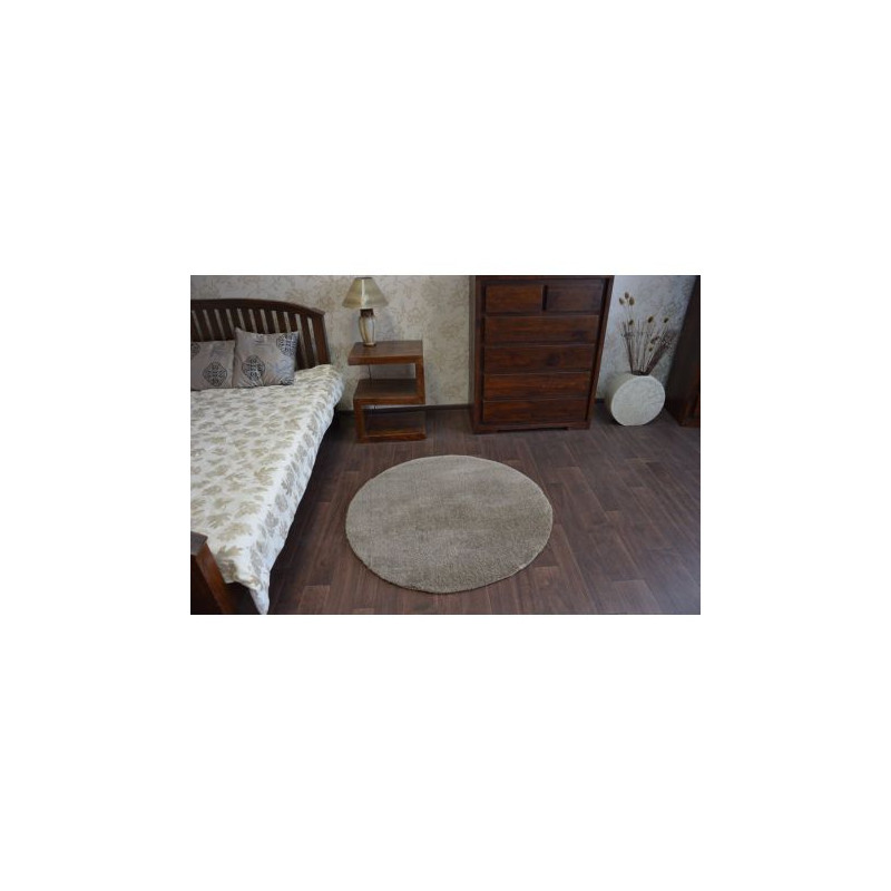 Dywan koło SHAGGY MICRO c.beż koło 100cm