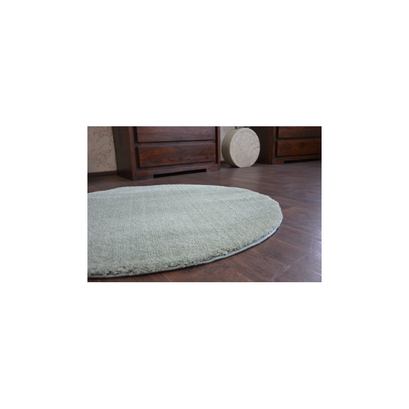 Dywan koło SHAGGY MICRO zieleń koło 60cm Dywan koło SHAGGY MICRO zieleń koło 60cm