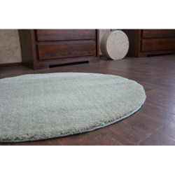 Dywan koło SHAGGY MICRO zieleń koło 80cm