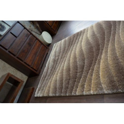 Dywan Shaggy SPACE 3D B222 j.brąz 80x150cm