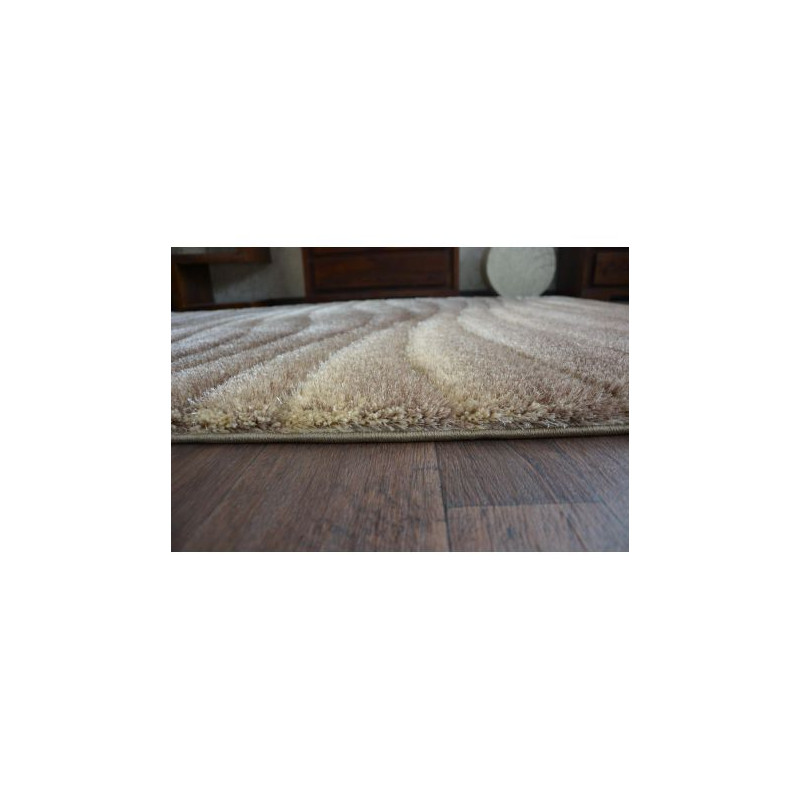 Dywan Shaggy SPACE 3D B222 j.brąz 120x170cm Dywan Shaggy SPACE 3D B222 j.brąz 120x170cm