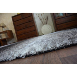 Dywan Shaggy SPACE 3D B315 czarny/szary 80x150cm