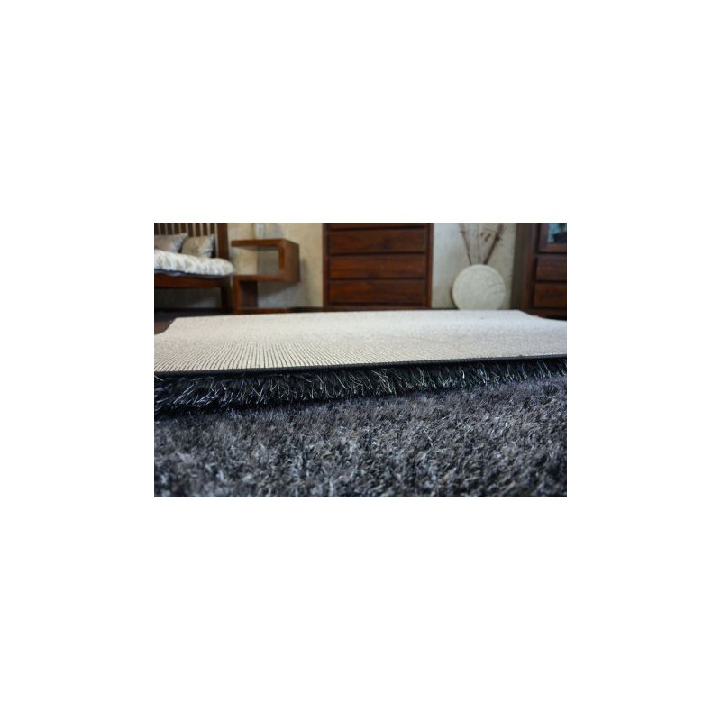 Dywan Shaggy SPACE 3D B315 czarny/szary 80x150cm