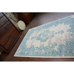 Dywan Vintage Rozeta 22206/064 turkus / szary 140x200cm