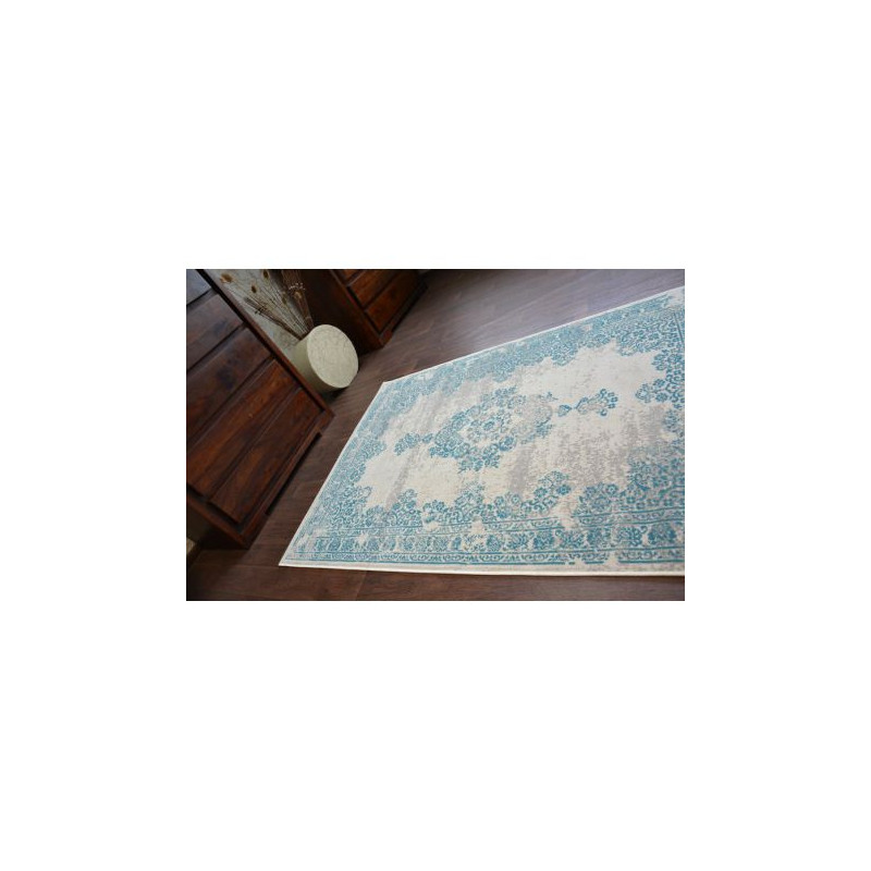 Dywan Vintage Rozeta 22206/064 turkus / szary 140x200cm