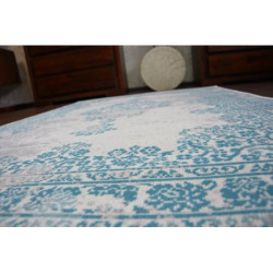 Dywan Vintage Rozeta 22206/064 turkus / szary 140x200cm