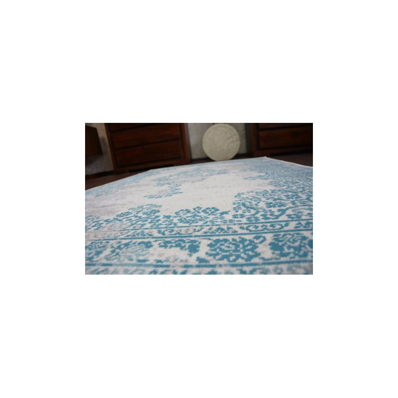 Dywan Vintage Rozeta 22206/064 turkus / szary 140x200cm