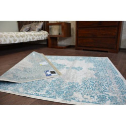 Dywan Vintage Rozeta 22206/064 turkus / szary 140x200cm
