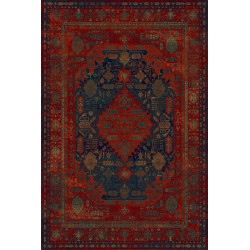 Dywan Dywilan Omega Mistik Red, Rozmiar: 66x100cm