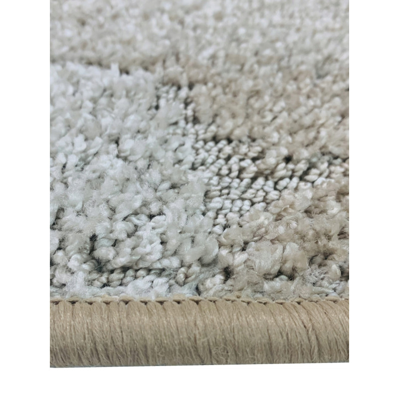 Dywan 100x150 BEŻOWO KREMOWY 3D DO SALONU SYPIALNI