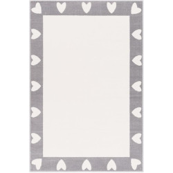 Dywan FD Białystok SOFT HEART 133X190cm Popiel
