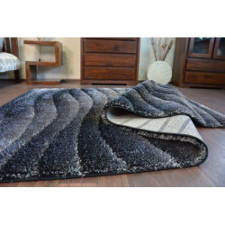 Dywan Shaggy SPACE 3D B222 ciemny szary 80x150cm Dywan Shaggy SPACE 3D B222 ciemny szary 80x150cm