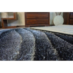 Dywan Shaggy SPACE 3D B222 ciemny szary 80x150cm Dywan Shaggy SPACE 3D B222 ciemny szary 80x150cm