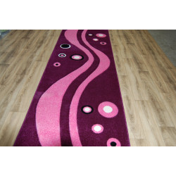 CHODNIK OKAZJA Dywanowy FRYZ 3D FIOLET/RÓŻ 100CM CHODNIK OKAZJA Dywanowy FRYZ 3D FIOLET/RÓŻ 100CM