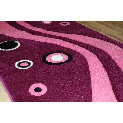 CHODNIK OKAZJA Dywanowy FRYZ 3D FIOLET/RÓŻ 100CM CHODNIK OKAZJA Dywanowy FRYZ 3D FIOLET/RÓŻ 100CM