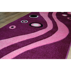 CHODNIK OKAZJA Dywanowy FRYZ 3D FIOLET/RÓŻ 100CM CHODNIK OKAZJA Dywanowy FRYZ 3D FIOLET/RÓŻ 100CM