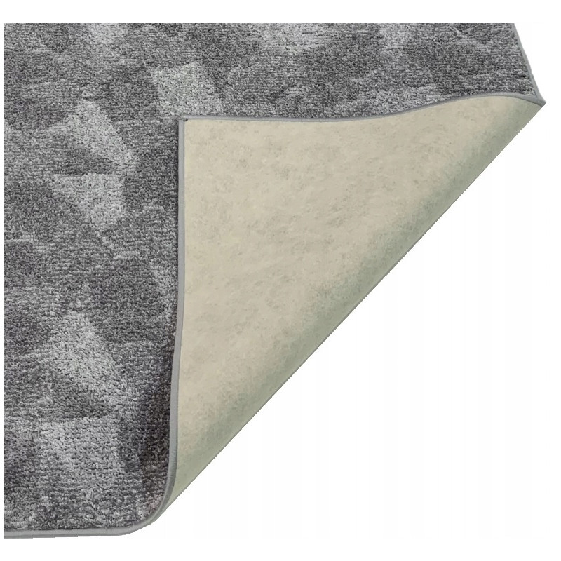 Dywan Nimbus 90 szary srebrny 90x218 cm XML